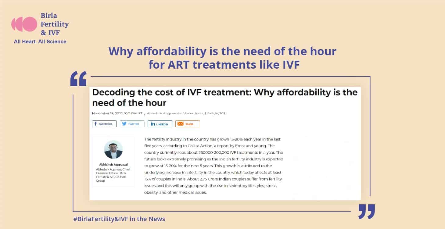 IVF ചികിത്സ - എന്തുകൊണ്ട് താങ്ങാനാവുന്ന വിലയും പ്രവേശനവും പ്രധാനമാണ്